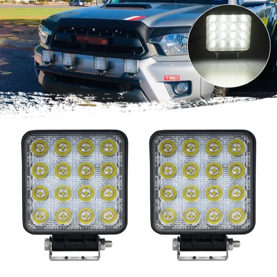 48W Coche Camión Offroad Auto Moto Accesorios Faro LED Luz de trabajo LED (GF